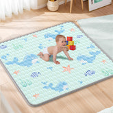 Deeteck Baby Play Mat shows plush fabric for cozy tummy time