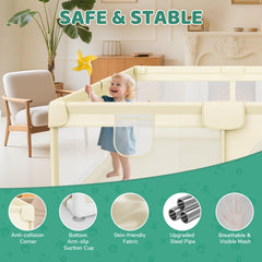 Deeteck 360-degree mesh visibility emphasizes easy supervision and ventilation