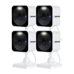 Defender GO 2K AI camera front-view; seamless home security with dual-band WiFi.