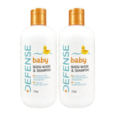 Defense Soap Baby Shampoo bottle with tea tree oil for gentle cleansing.
