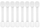 Define Essentials child safety locks show easy peel-and-stick installation for quick setup