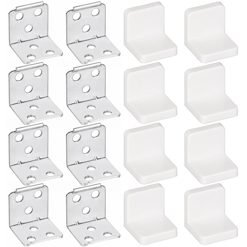 Deftomo 8-pack wall anchors package shows anti-tip safety for homes with kids