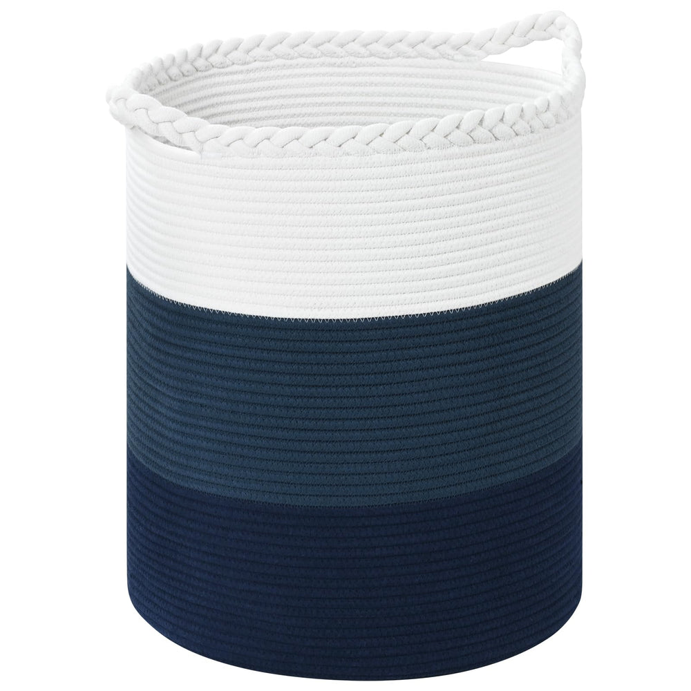 Degeyoyo 52L storage basket folded top view to reduce clutter