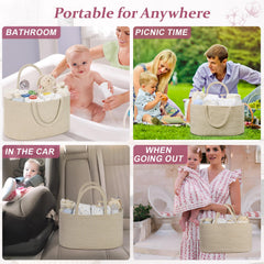 Degeyoyo changing table organizer on a nursery shelf for tidy diaper changes.