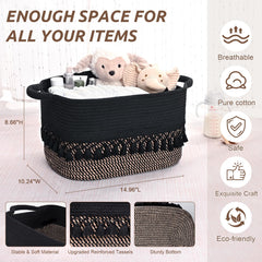 Degeyoyo large shelf basket in a cube organizer for tidy spaces