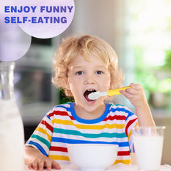 Deinyi toddler utensils dishwasher-safe design for quick cleanup after meals