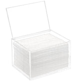 Delipply Mop Pad Holder Container with open lid for easy access to dry pads during quick cleans.