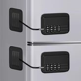 DENENTT 2-pack refrigerator lock front view for childproof kitchen safety