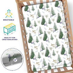 DengFengLai 52x28 standard crib fit ensures snug bedding on most cribs.