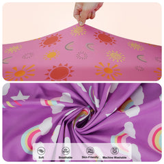 DengFengLai pattern varieties crib sheets showcasing cheerful designs for nursery