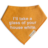 Denver James bandana bib soft organic front; comfortable everyday feeding protection.