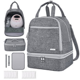 DERJUNSTAR Derbiedersinn Spectra Pump Bag cooler-compartment keeps milk cold during travel.