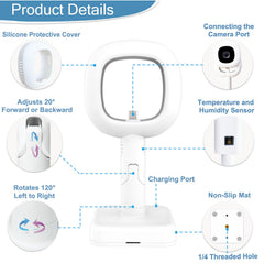 Derebir Nanit Pro wall mount screws enable space saving installation