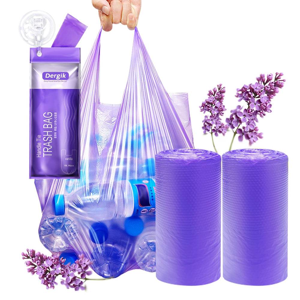 Dergik large 18x23 inch diaper disposal bags roll pack keeps odors contained on the go