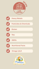 Designed by Nature USA-made label indicating clean, allergen-free formula