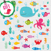 DesignStickers ocean fish wall decal set adds vibrant underwater art for kid-friendly decor