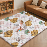 Dessports baby play mat thicker-foam cushion for plush tummy time and crawls.