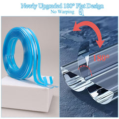 Dexspoeny baby-proof corner protector with adhesive tape for quick setup