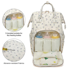 Dezcrab insulated bottle pockets keeping feeds warm or cool during outings.