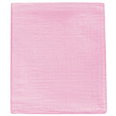 DEZIGKA muslin newborn swaddle blanket in flatlay showing generous size and soft texture