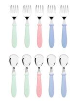 DF DUALFERV toddler utensils packaged for easy use
