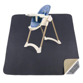 DFHY splat mat under high chair 60x60 catching messes during meals