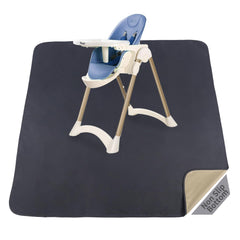 DFHY splat mat under high chair 60x60 catching messes during meals