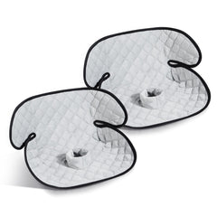 Diaboloro car seat protector grey with non-slip backing to stay in place