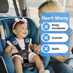 Diaboloro non-slip backing keeps protector in place for mess-free rides.