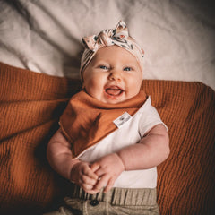 Diaper Squad baby bandana bibs stylish design on display for easy mix-and-match