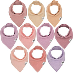 Diaper Squad 10-pack bib designs for versatile daily outfits.