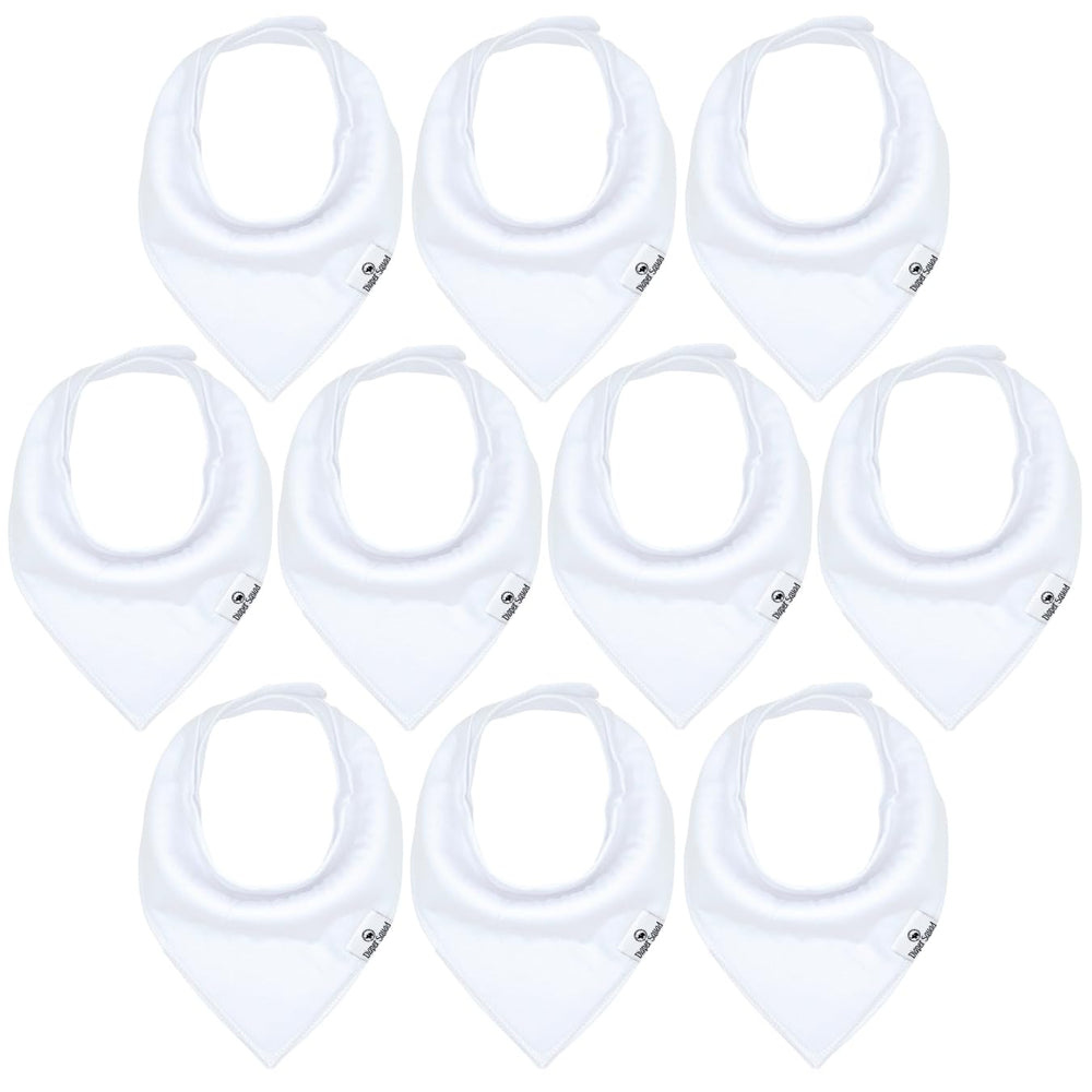 Diaper Squad 10pack bibs assortment shows mix and match designs for versatile outfits