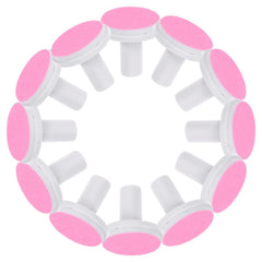 Didiseaon replacement pads closeup on a pink nail trimmer head for safe baby care