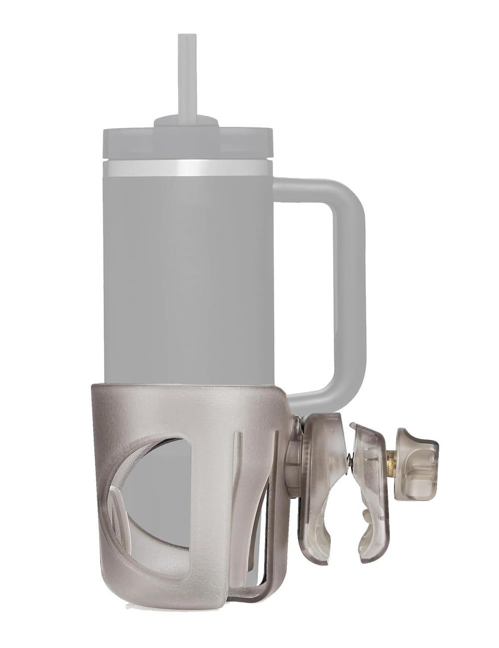 Digital Nc stroller cup holder front view for easy Stanley Quencher reach on walks