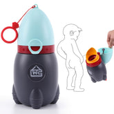 DIJIAMEIYA travel urinal front view in Quiet Blue for easy on-the-go use.