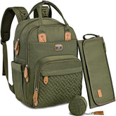 Dikaslon diaper bag backpack large capacity for organized travel with kids.