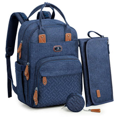 Dikaslon diaper bag backpack peacock, spacious design for organized baby gear on the go.