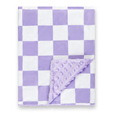 DILIMI baby blanket in soft minky plush delivers gentle warmth for newborn snuggles.