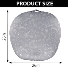 DILIMI dinosaur-pattern lounger cover adds cute nursery decor