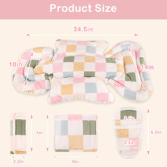 DILIMI compatible with 3-point and 5-point harness systems for car seats, strollers, and bouncers