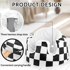 DILIMI Minky Seat Cover includes a carry handle for on-the-go parents.