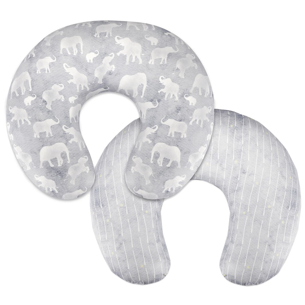 DILIMI nursing pillow cover soft breathable fabric close-up for baby skin.