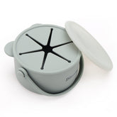 Dilovely snack cups with soft-flaps demonstrate a no-spill design for tidy meals.
