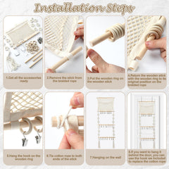 Dingion storage mesh bag detail keeps small hairpins and clips easily accessible.