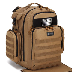 Dinictis dad diaper bag large capacity interior for organized essentials.