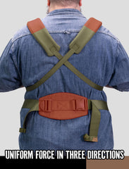 DINICTIS TACTICAL breathable cotton-mesh fabric keeps the carrier comfortable during use.