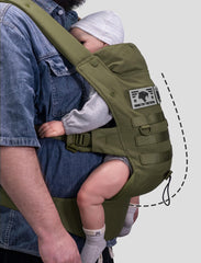 DINICTIS TACTICAL X-shaped back design for balanced weight and easier wearing.