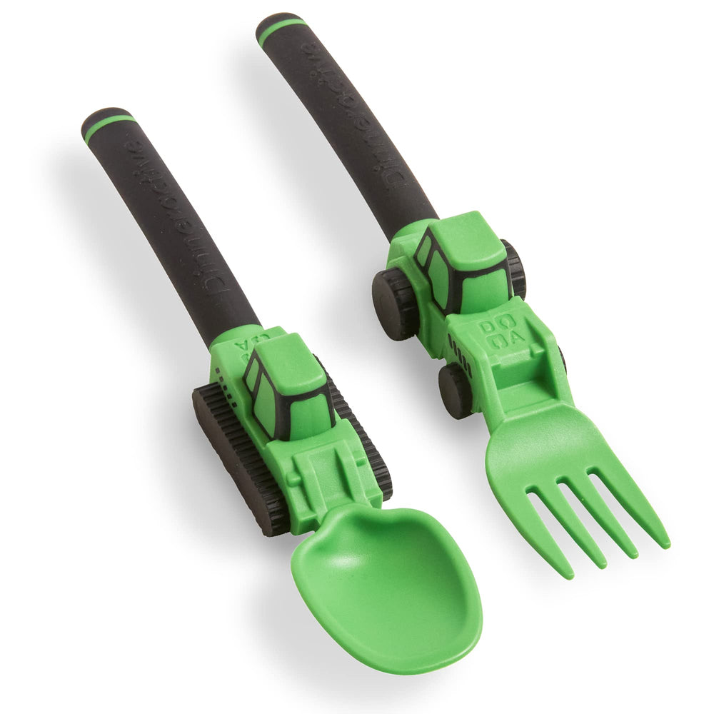 Dinneractive Loader Spoon in bright colors for kid-friendly meals.