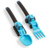 Dinneractive tractor-fork boosts mealtime engagement with construction theme.