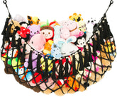 Diocos stuffed animal hammock wall-mounted net showcases space-saving storage for plushies.